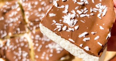 Barres glacées 3 ingrédients : Sans Cuisson, Sans Farine, Ni Sucre Ajouté ! Recette Facile ❄️
