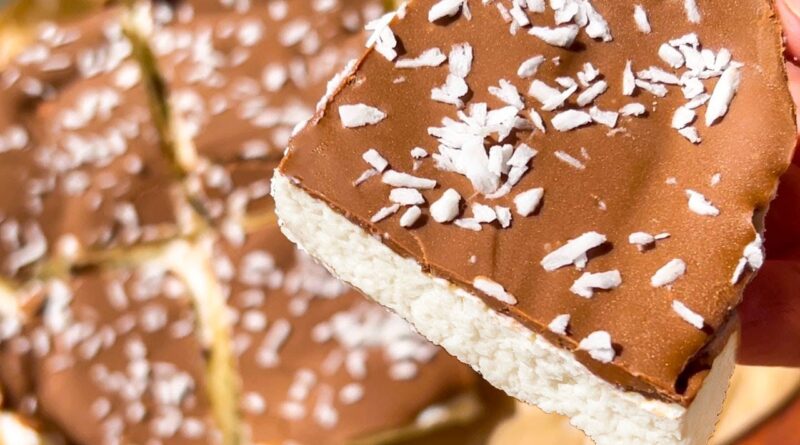 Barres glacées 3 ingrédients : Sans Cuisson, Sans Farine, Ni Sucre Ajouté ! Recette Facile ❄️