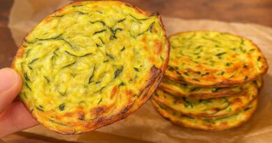 Bouchées de Courgettes : 2 Ingrédients / Sans Oeufs, Sans Farine, Sans Fromage : 🥒 Recette MINUTE
