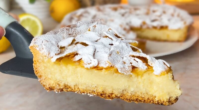 Dessert à la Crème au Citron / Recette Rapide et Facile de la Tarte au Citron
