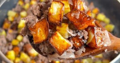 Dîner RAPIDE aux Pommes de terre rôties : 3 Ingrédients