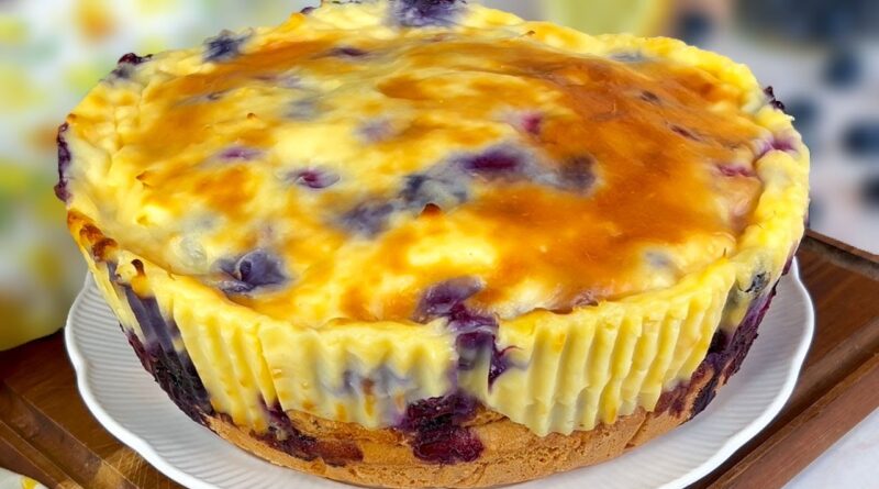 Gâteau Citron Myrtilles : Il fond dans la bouche / Recette Dessert Rapide