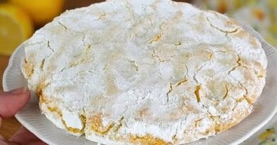 Gâteau Sicilien qui fond en bouche! / Sans farine, ni gluten / 4 ingrédients / Citron et amandes 🍋