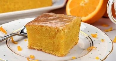 Gâteau à l’orange entière : 3 ingrédients / ♥ Si délicieux ! Pas d’oeufs ! Ça fond en bouche👍🔝