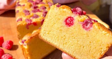 Gâteau aux Framboises : Sans Farine/Sans Gluten🌸5 ingrédients