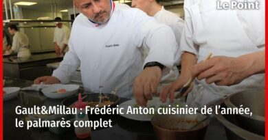 Gault&Millau : Frédéric Anton cuisinier de l’année, voici le palmarès complet