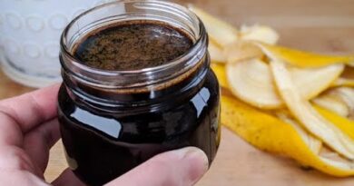 Miel de peaux de bananes ! Si délicieux et facile ! Ne jetez plus !
