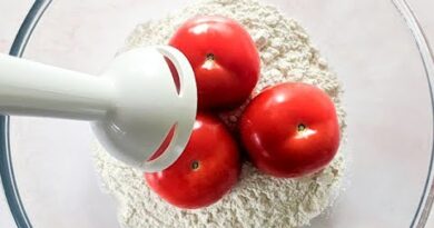 Mixer les tomates avec la farine pour 1 résultat étonnant ! Vous serez heureux !