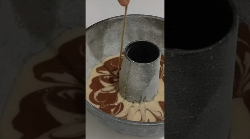 Mouskoutchou marbré zébré, recette facile et rapide ‼️ #cuisinerapide #gateaumoelleux #moscotcho #yt