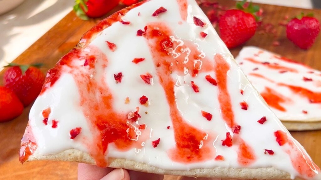 Pop Tarte aux fraises: 3 ingrédients 🍓