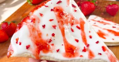 Pop Tarte aux fraises: 3 ingrédients 🍓 | Sans pâte a tarte, rapide, et ultra gourmande !