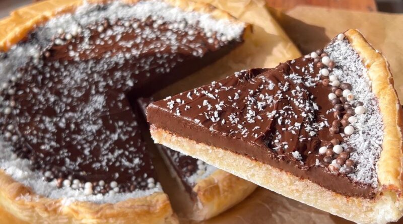 Tarte Coco Choco Façon BOUNTY : SANS OEUFS ET DELICIEUX ! Recette RAPIDE