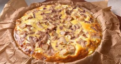 Tarte Rapide (SANS PÂTE) pour le Dîner / Quiche sans pâte Rapide