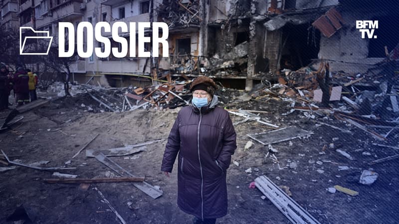 Destruction à Kiev