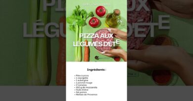 Un jour/une recette : Pizza légumes été