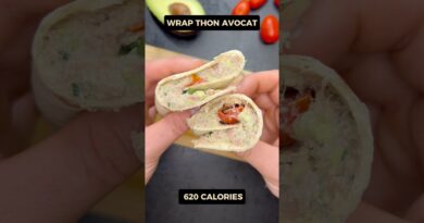 Wrap thon avocat 🥑 #recettefacile #food #wrap #cuisinefacile #cuisinerapide #nourriture #recette