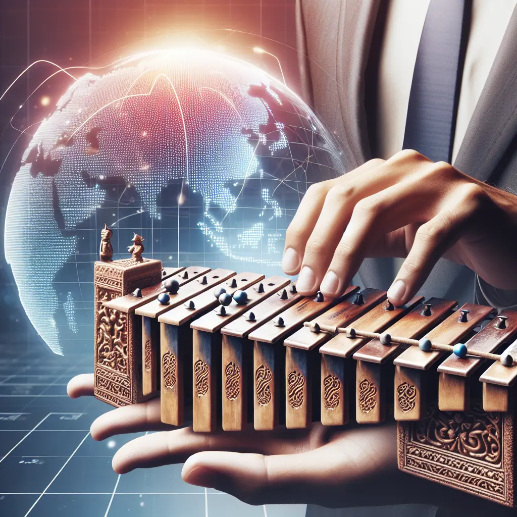 instruments de musique Xylophone Indonésien