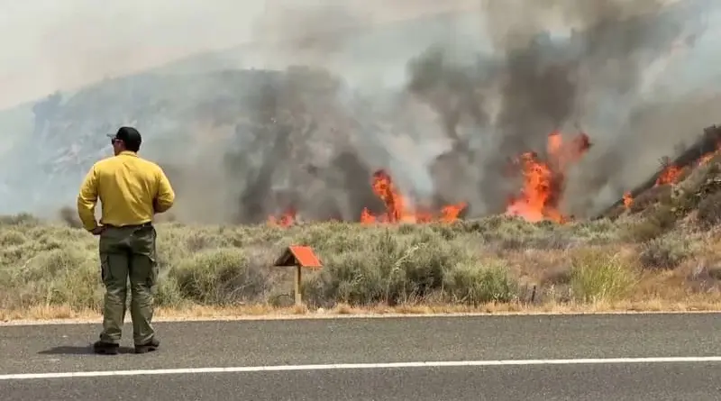 213km2 en 24 heures: les images du pire incendie de l’année en Californie