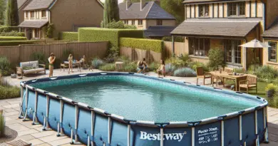 Above Ground Pool 404 x 201 x 100 cm Bestway Rectangular Power Steel™ Tubular Pool – Artia13 est rémunéré par notre partenaire Amazon