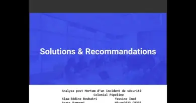 Analyse post Mortem d’un incident de sécurité Colonial Pipeline GroupeN CR335 Hiver2023