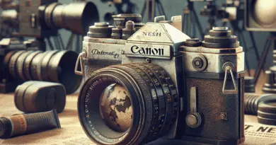 Appareil photo argentique Canon Datematic en mauvais état