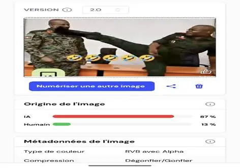 Attention, cette vidéo générée par l’IA prétend montrer une violente bagarre entre les deux chefs d’armées ougandaises et congolaises