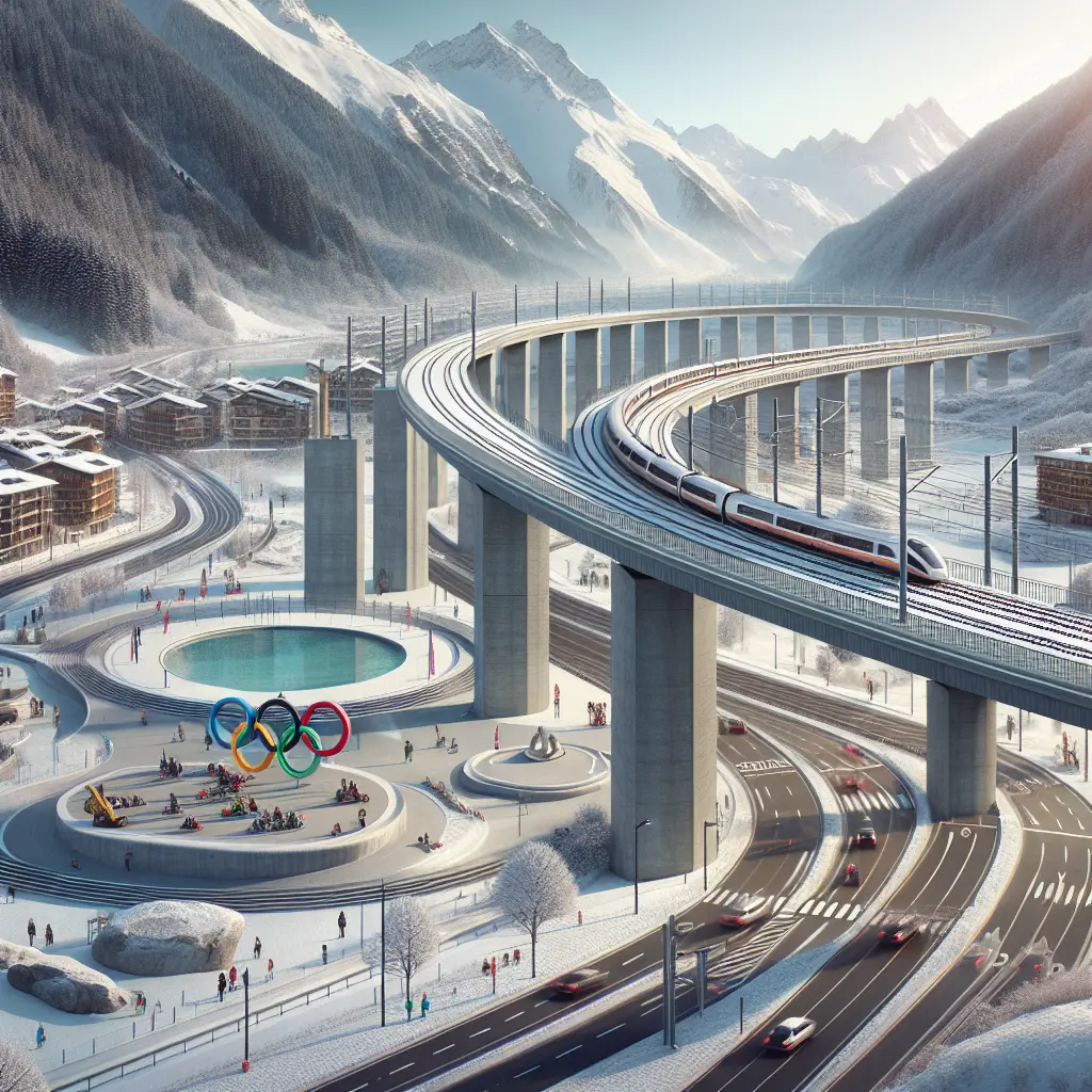 BRIANÇON : Amélioration des accès ferroviaires et routiers pour les Jeux Olympiques et Paralympiques – Presse Agence