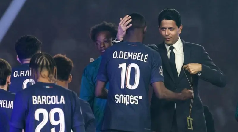 Ballon d’Or : «Si Ousmane Dembélé ne gagne pas, il y a un problème», selon le président du PSG Nasser Al-Khelaïfi