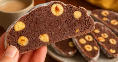 Biscuits petit-dej gourmand 4 ingrédients : Sans Oeufs ! Cantuccini façon Ferrero Rocher 🍫