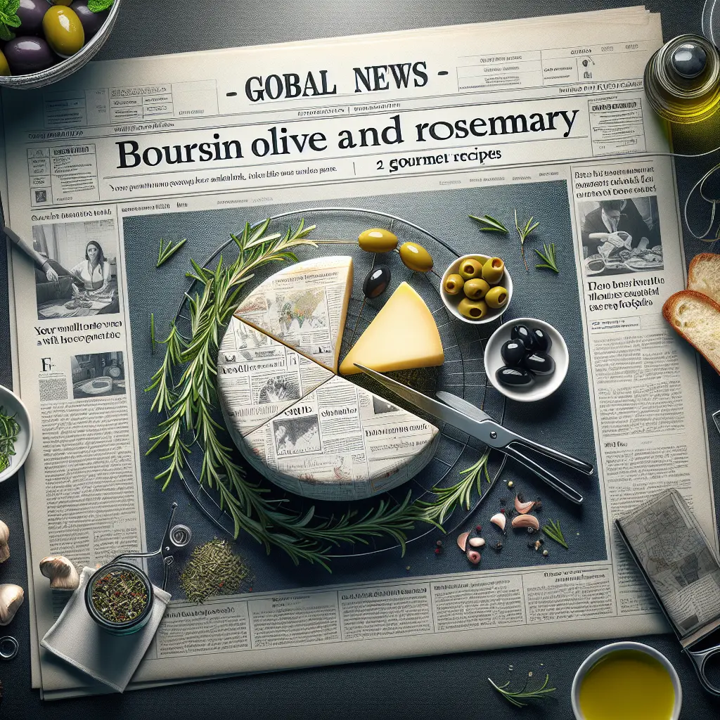 Boursin Olive et Romarin : nos 2 recettes gourmandes – ELLE.be