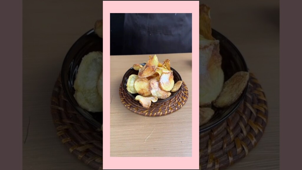 C’est le secret pour faire les meilleures chips de pommes de terre, vous n’avez pas besoin d’huile e