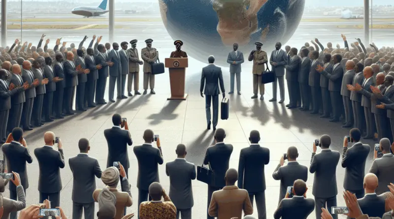 Cette vidéo illustre l’arrivée de Mamadou Doumbouya à l’aéroport international de Kigali et non l’accueil de la dépouille de Paul Kagame 