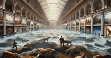 Découpage publicitaire Grands Magasins du Printemps Chasse au tigre en Inde