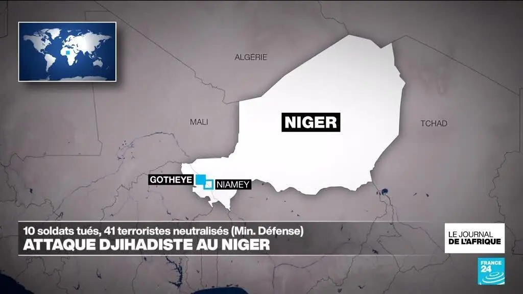 Dix soldats tués au Niger dans une attaque dans la région de Gotheye