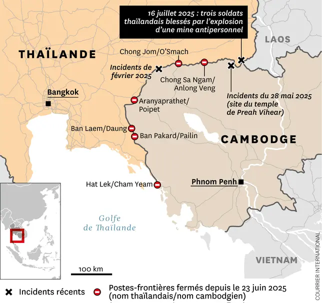 Entre la Thaïlande et le Cambodge, une dangereuse escalade vers la guerre