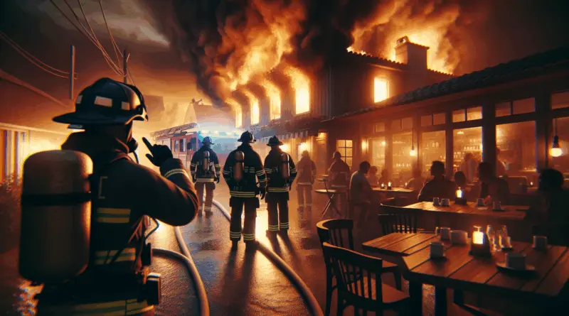 FREJUS : Les sapeurs-pompiers interviennent pour un feu de cuisine dans un restaurant – Presse Agence