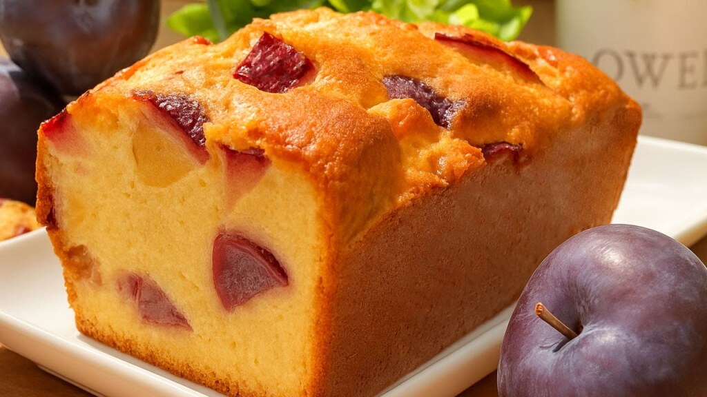Gâteau aux Prunes : Sans Gluten, Sans Farine, Sans Four l Moelleux et Délicieux 🍰