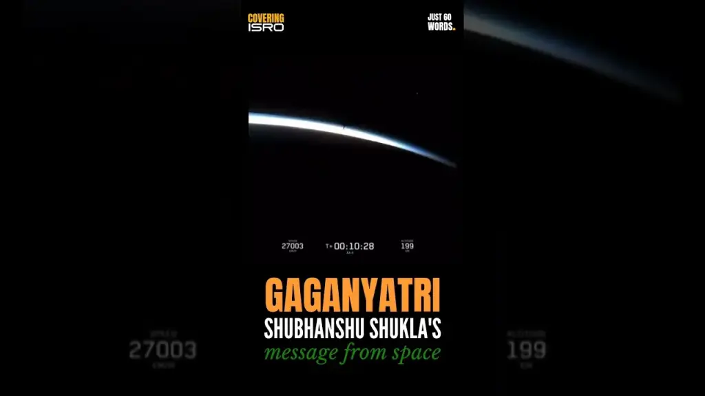 « Il y a un drapeau tricolore sur mes épaules » : la voix de l’Inde revient dans l’espace