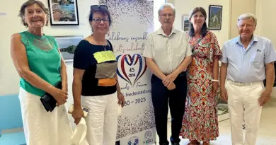 Inauguration d’une expo avec les jeunes Américains de Fredericksburg