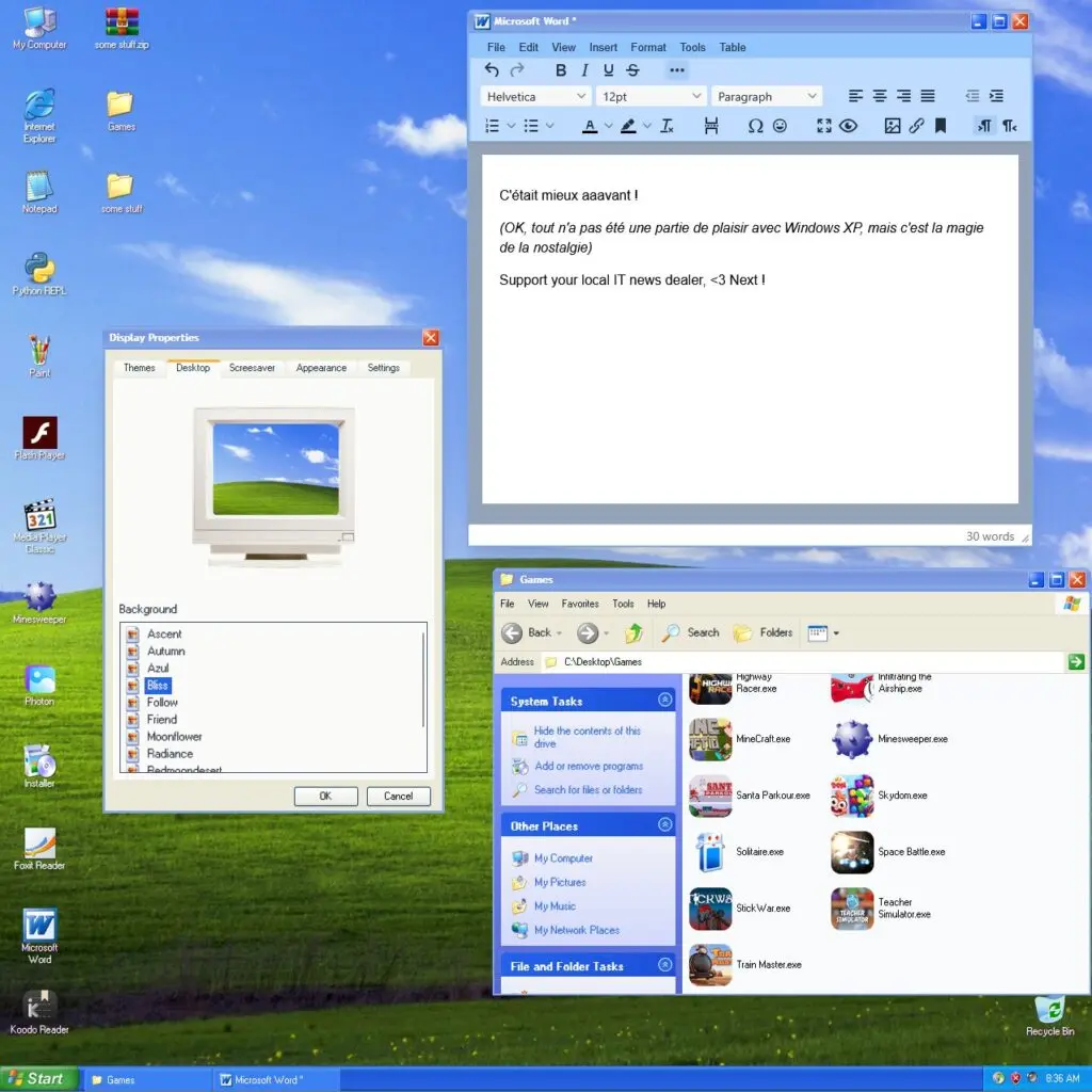 ☕️ #LIDD : il recrée Windows XP dans un navigateur