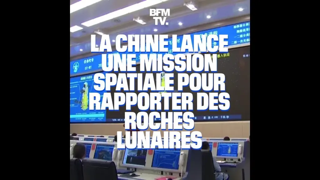 La Chine lance une mission spatiale pour rapporter des roches lunaires