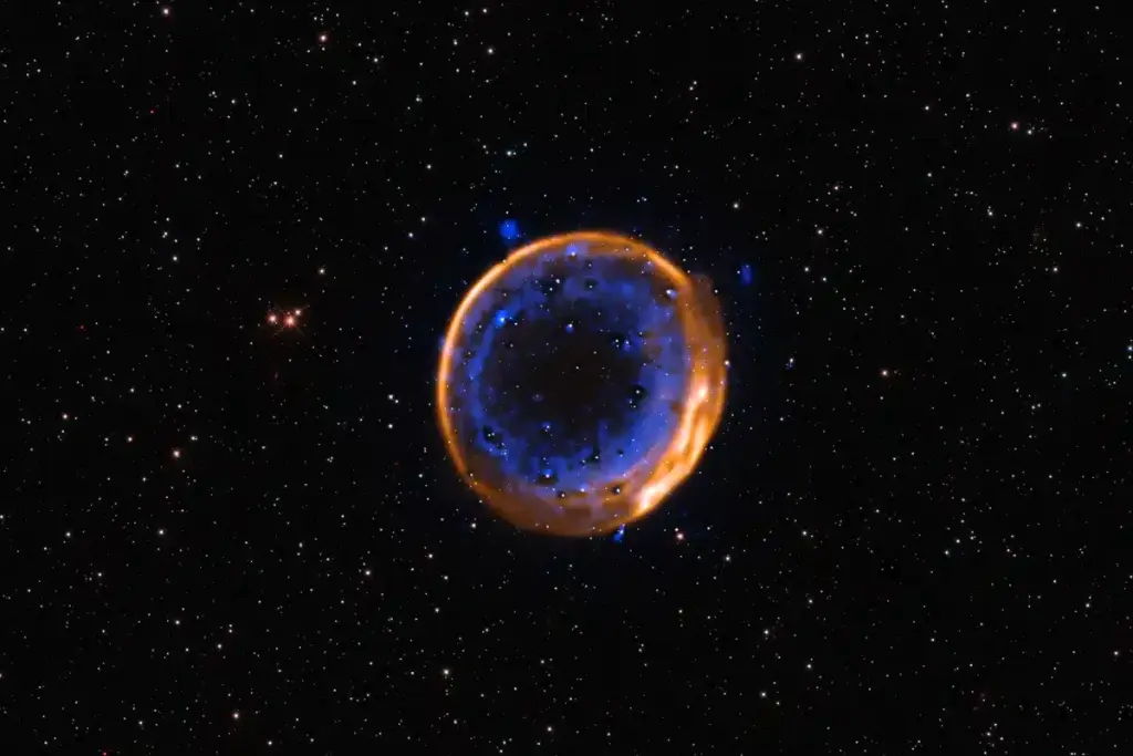 La première preuve d’une « double détonation » d’étoile capturée dans une image époustouflante !