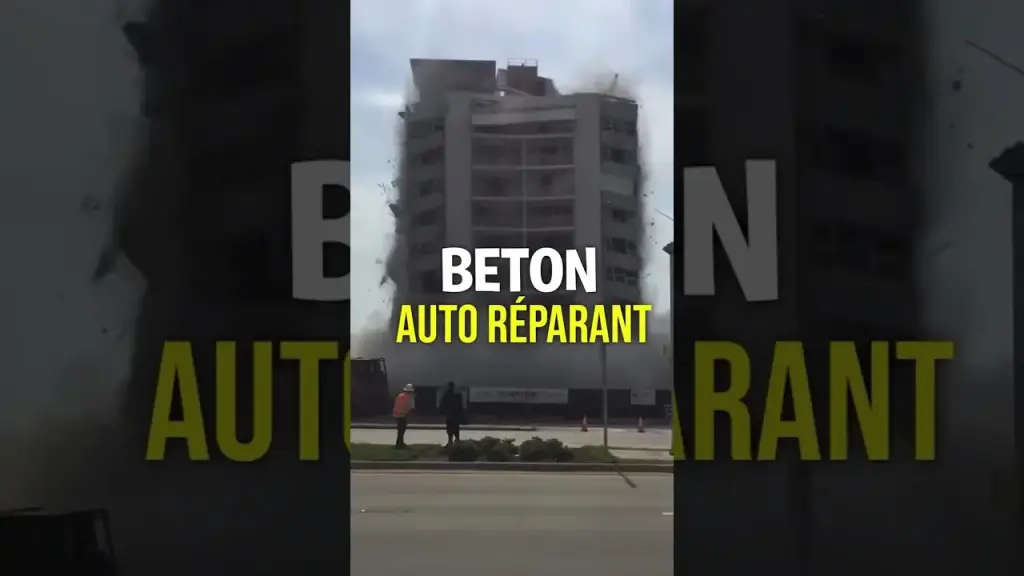 Le beton AUTO RÉPARANT Nouvelle technologie