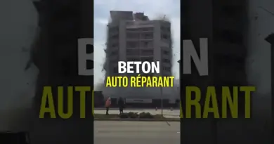 Le beton AUTO RÉPARANT Nouvelle technologie