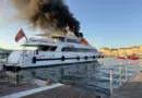 Le superyacht de luxe «Sea Lady II», amarré à Saint-Tropez, prend feu