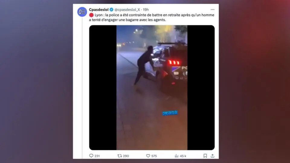 Lyon : un individu activement recherché après avoir tenté d’engager une bagarre avec des policiers le soir du 14-Juillet
