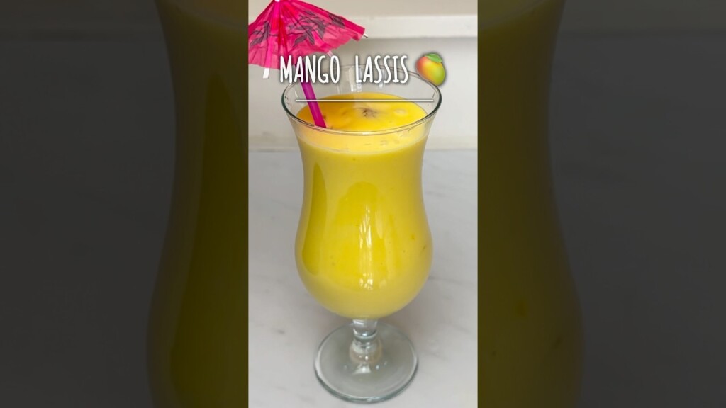MANGO LASSIS 🥭 Ta nouvelle obsession de l’été prête en 2 min et 4 ingrédients💛