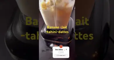 Milkshake banane tahini dattes #milkshake#bonnecuisine#healthydrink#recette#cuisinemaison#bananas