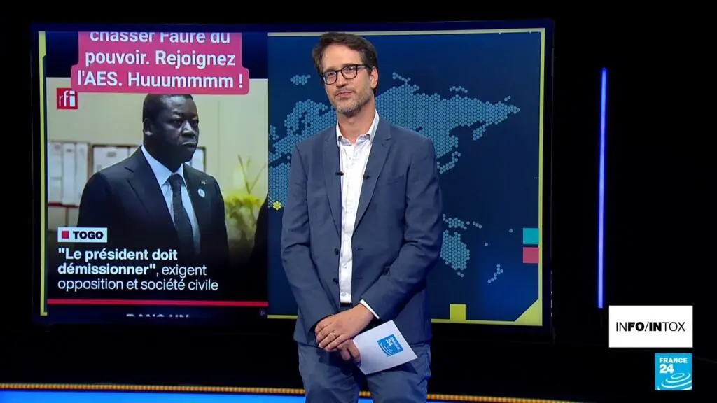 Non, Emmanuel Macron n’a pas appelé à la démission du président togolais