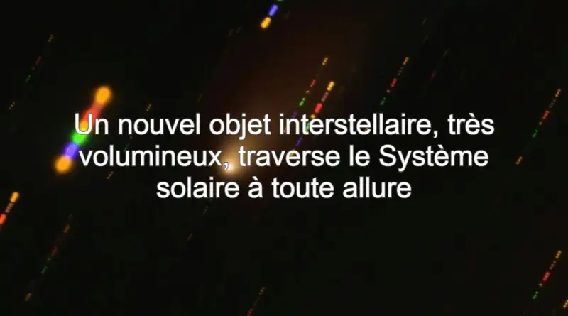 Objet interstellaire, surveillance satellite de la pollution et sarcophage : l’actu des sciences
